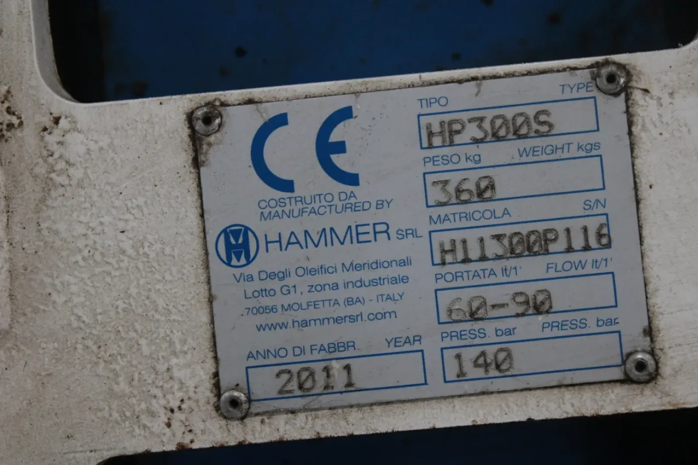 Hammer HP 300 S UNUSED - 3