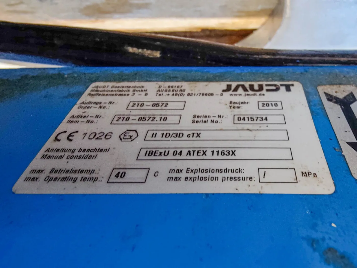 Jaudt ø 200 mm (Ex) - Rotating valve - 2