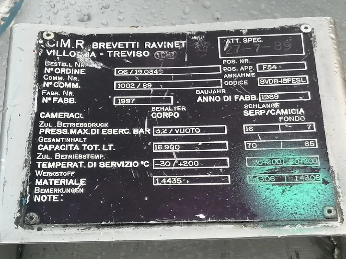 CMR Brevetti 16900 ltr - Nutsche filter - 2