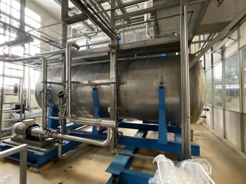 1976 Villanova Villanova 15000 Litre Stainless Steel Horizontal Syrup Storage Tank - S