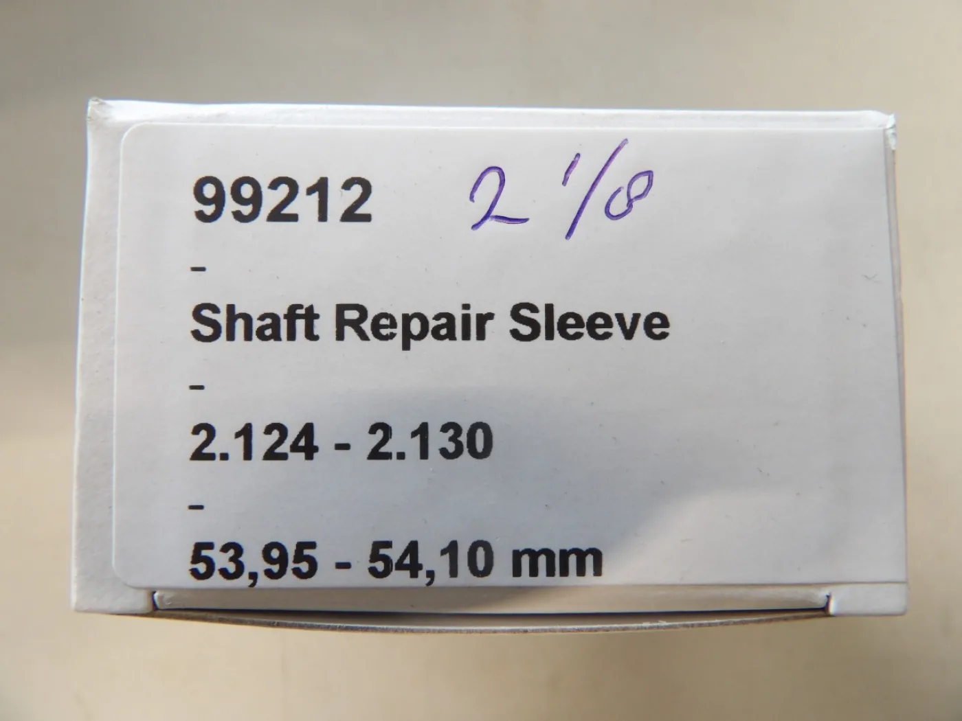 speedy sleeve 2 1/8 - 4