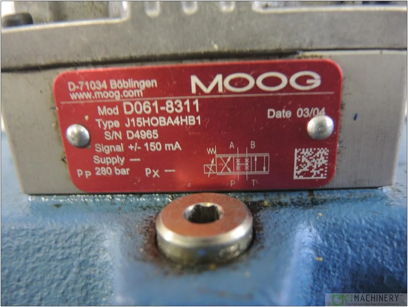 2004 MOOG D663-5701 AI1790 - 2