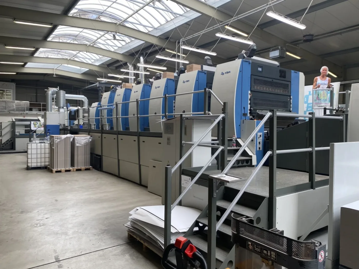KBA Rapida 142-6-L offset printing press - 1