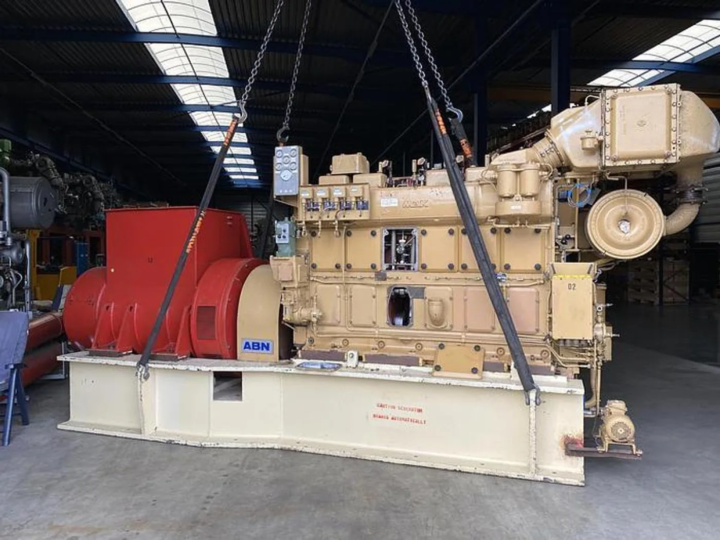 1984 MAK 6M282 GEN.SET 1210 KVA - 1