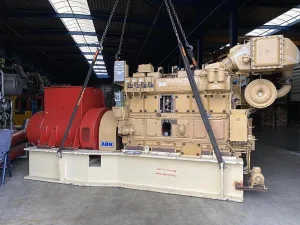 1984 MAK 6M282 GEN.SET 1210 KVA