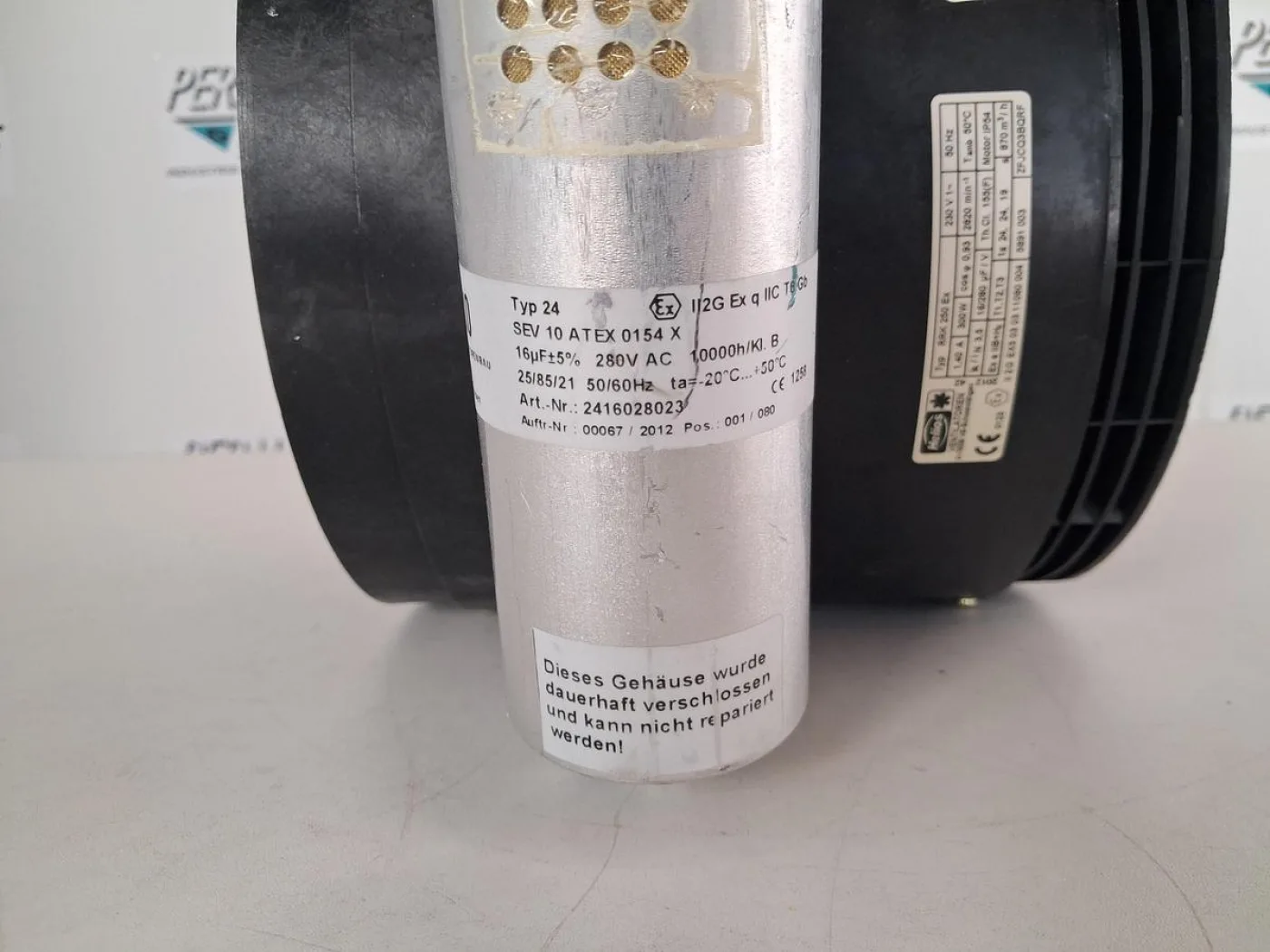 Helios RRK 250 EX Radial-Rohrventilator ATEX - 6