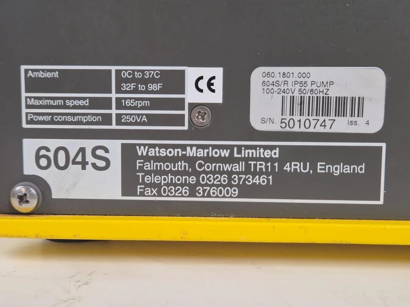 Watson Marlow 604S Peristaltic Pump - 7