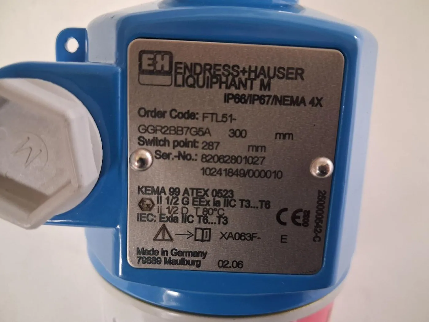 Endress+Hauser Liquiphant M FTL51 Vibrationsgrenzschalter 300 mm - 7