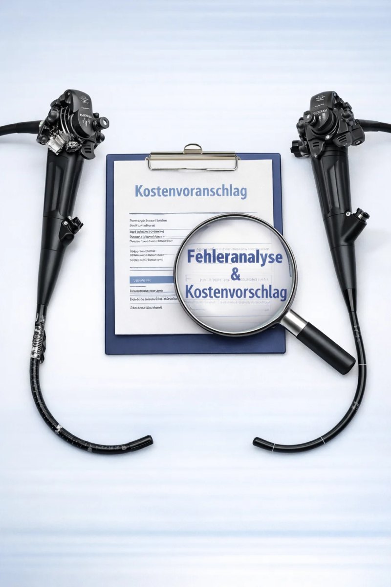 Olympus fast alle typen Reperaturservice für flexible Endoskope