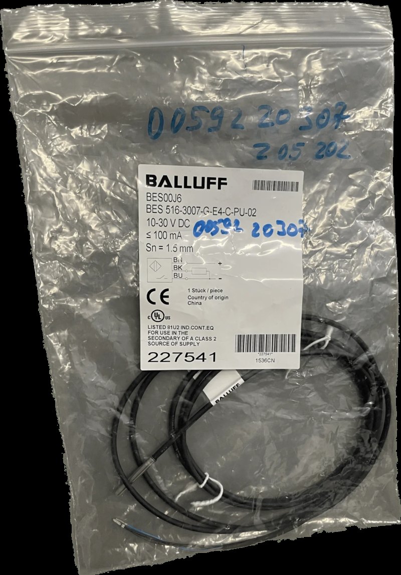 BALLUFF Induktive Standardsensoren mit Vorzugstypen BES 516-3007-G-E4-C-PU-02
