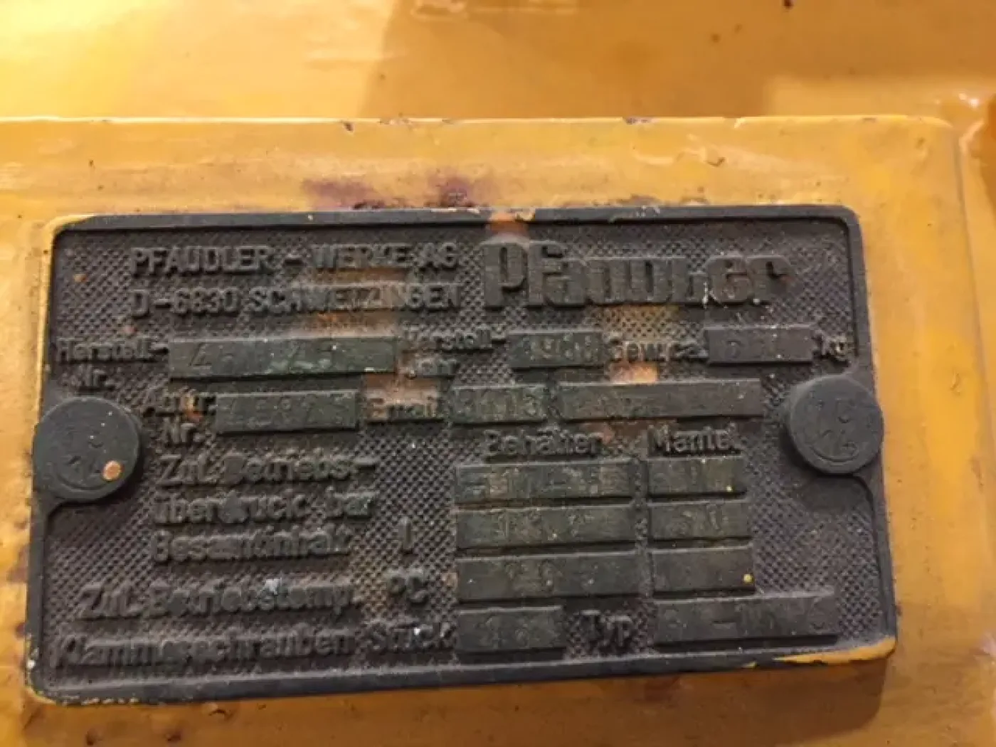 USED PFAUDLER 132 LITER ENAMEL PLATE FILTER - 5