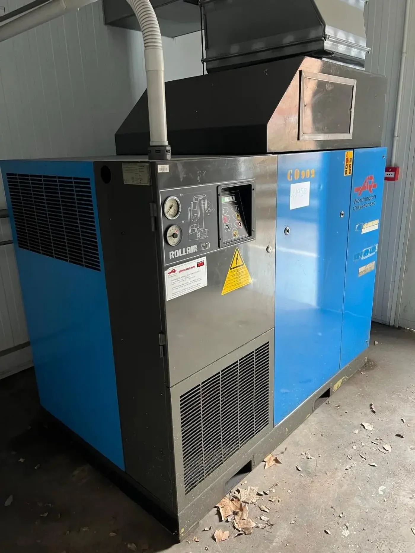 WORTHINGTON CREYSSENSAC RLR 50A5 AIR COMPRESSOR - 1
