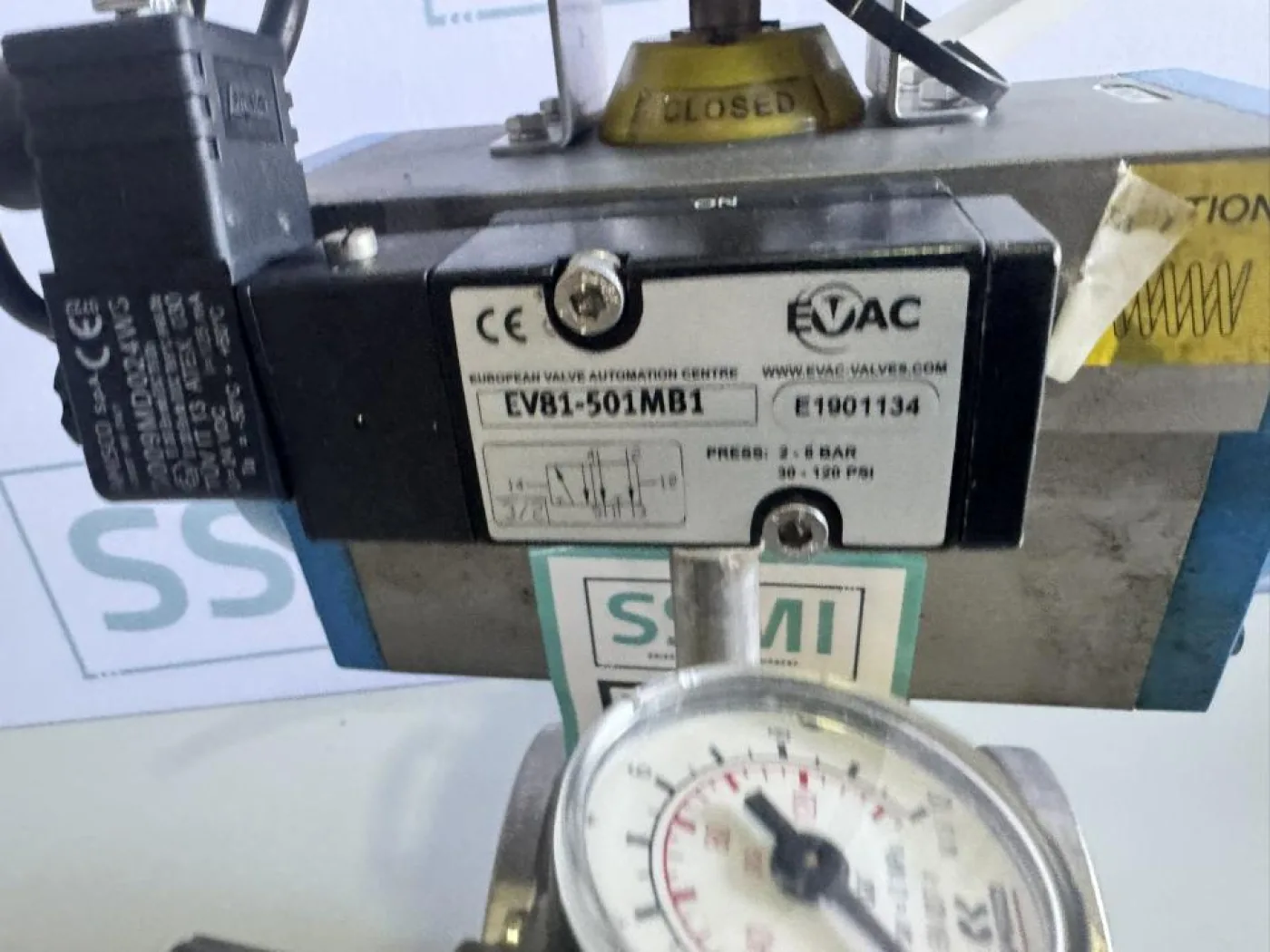 2019 EVAC / Max.-Air Technology Luftbereift Ball Valve with Actuator - 6