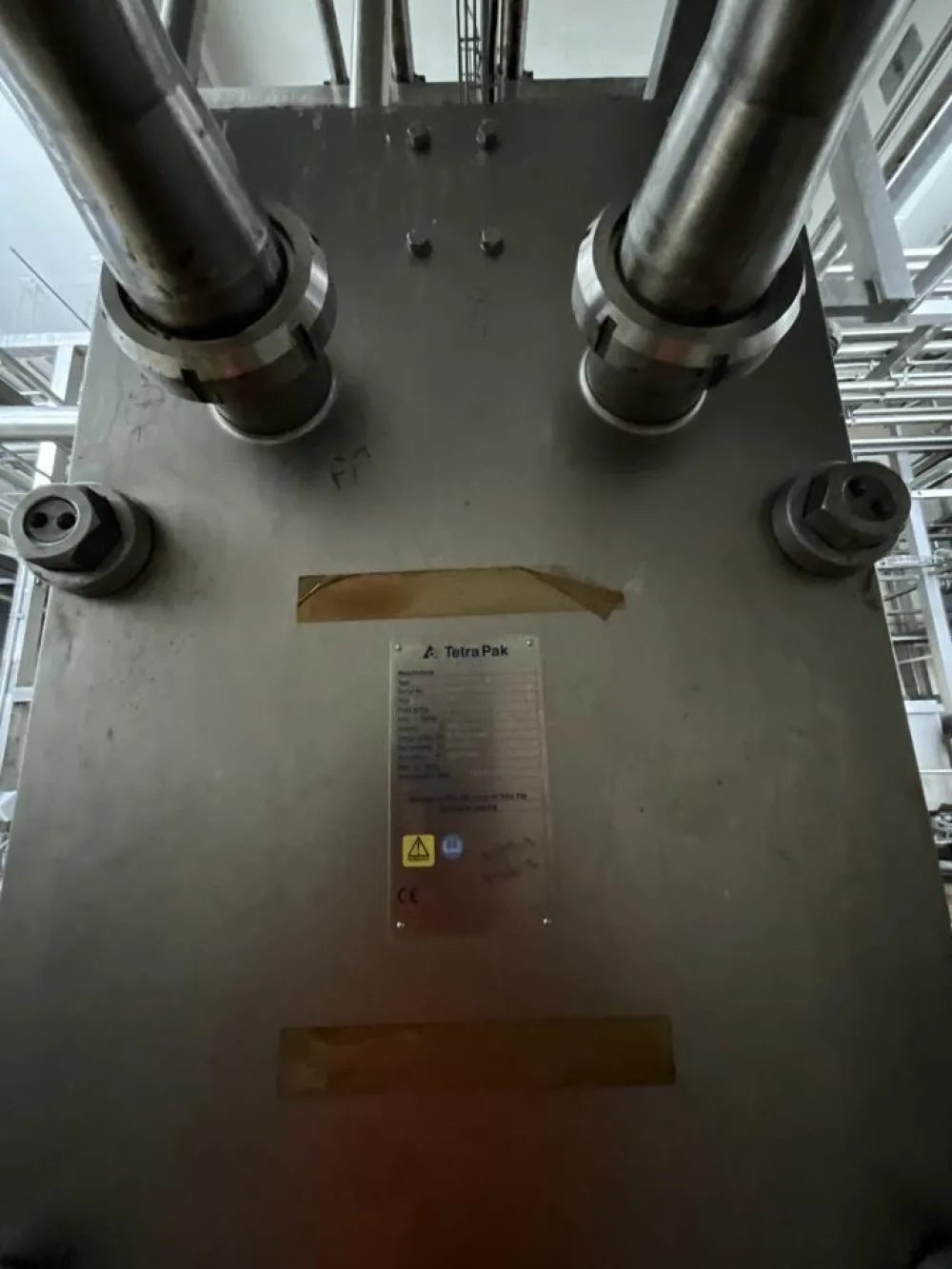 2011 Alfa Laval Alfa Laval Tetra Pak C10-KSM 993 Litre Stainless Steel Plate and Frame Heat Exchanger w Flow Meter