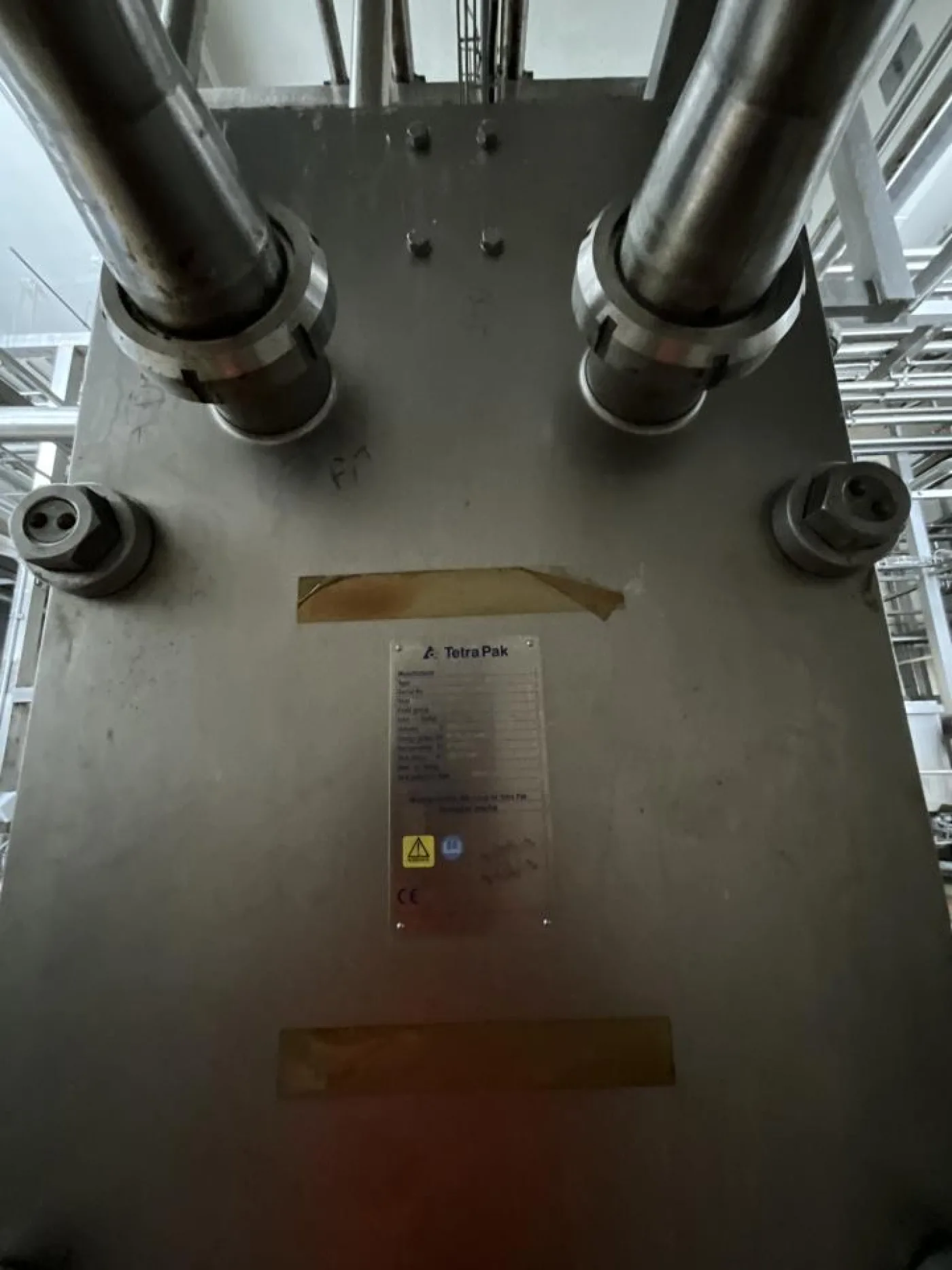 2011 Alfa Laval Alfa Laval Tetra Pak C10-KSM 993 Litre Stainless Steel Plate and Frame Heat Exchanger w Flow Meter - 1