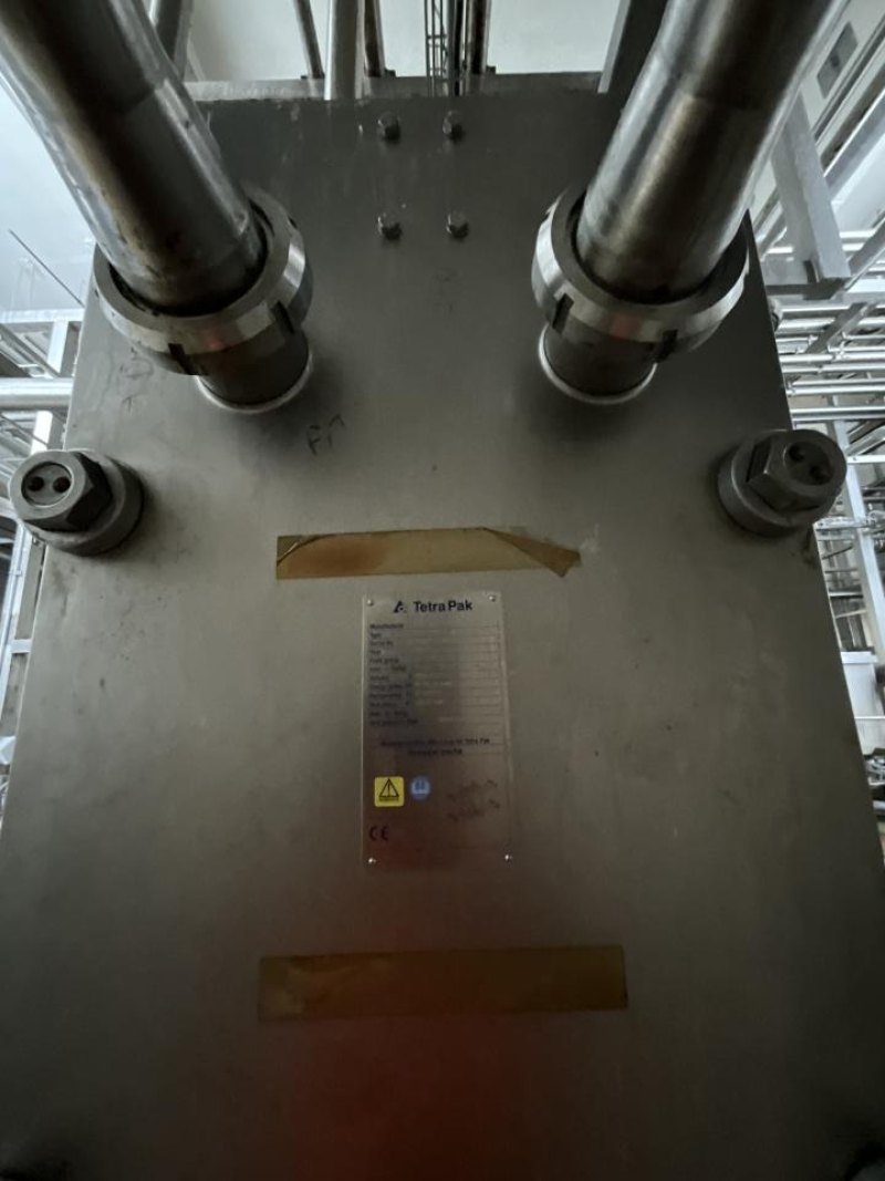 2011 Alfa Laval Alfa Laval Tetra Pak C10-KSM 993 Litre Stainless Steel Plate and Frame Heat Exchanger w Flow Meter