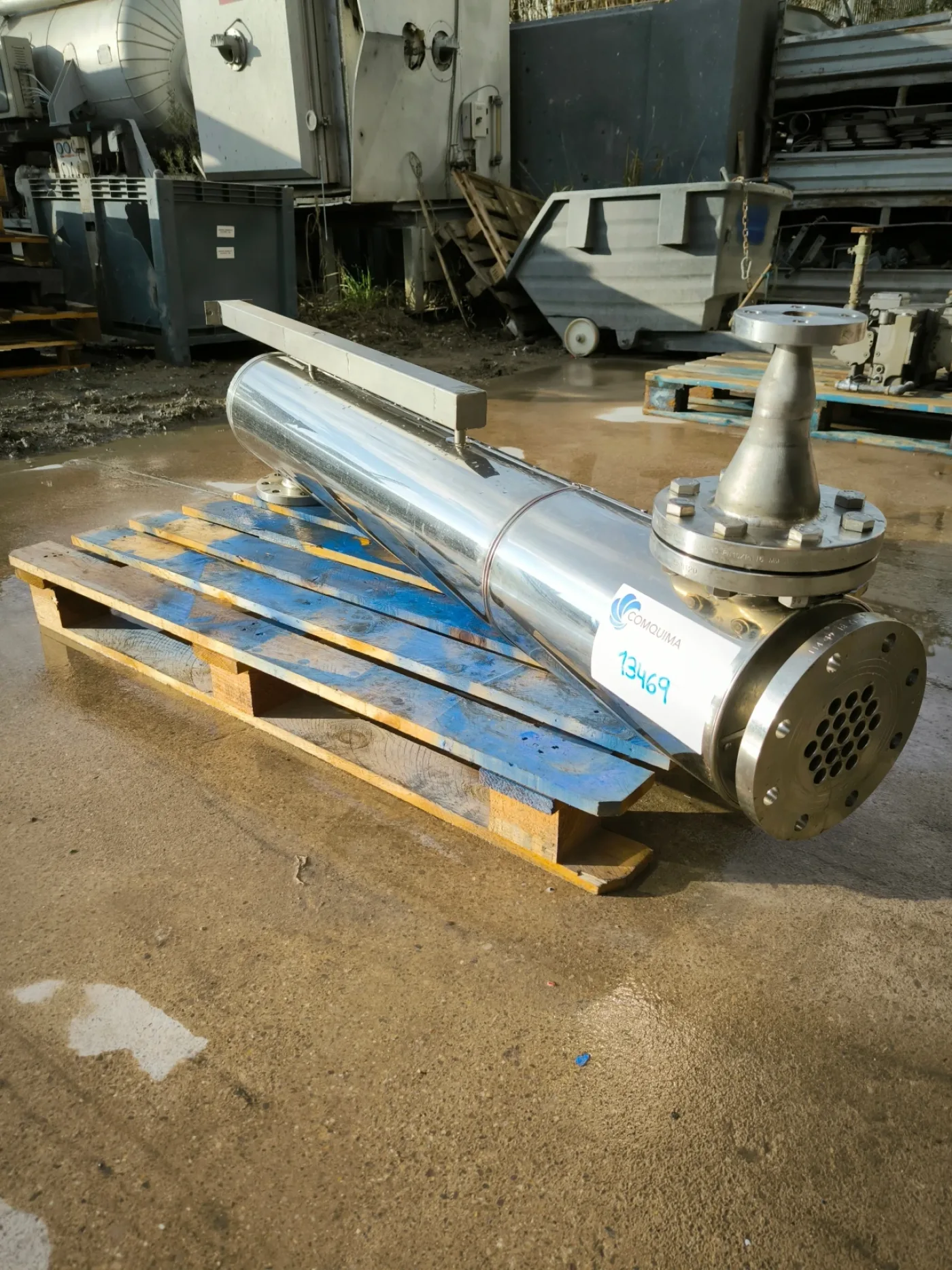 1,38 m2 STAINLESS STEEL 316L INSULATED TUBULAR HEAT EXCHANGER - 1