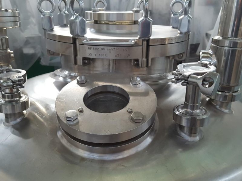 SERBATOIO INOX CARRELLATO – DE LAMA MOD. 300 L