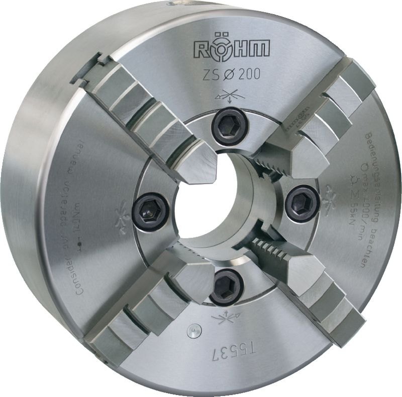 MANDRIN "ROEHM" ZS-800 à 2 jeux de 4 mors dia. 100 mm,