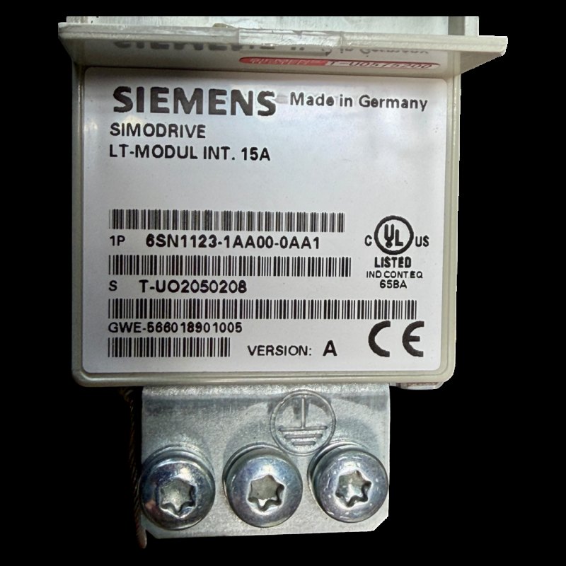 SIEMENS SIMODRIVE LT-Modul INT. 15A Art.-Nr. 6SN1123-1AA00-0AA1 / 6SN1118-0AA11-0AA1 passend z. B. für IMA 610 V