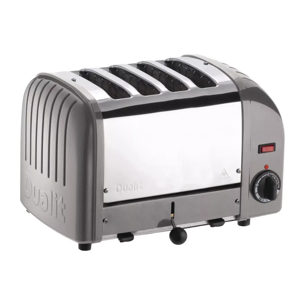 Dualit 4 Slice Vario Toaster Metallic Silver 40349 - islandcatering