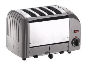 Dualit 4 Slice Vario Toaster Metallic Silver 40349 - islandcatering