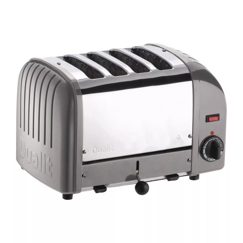 Dualit 4 Slice Vario Toaster Metallic Silver 40349 - islandcatering