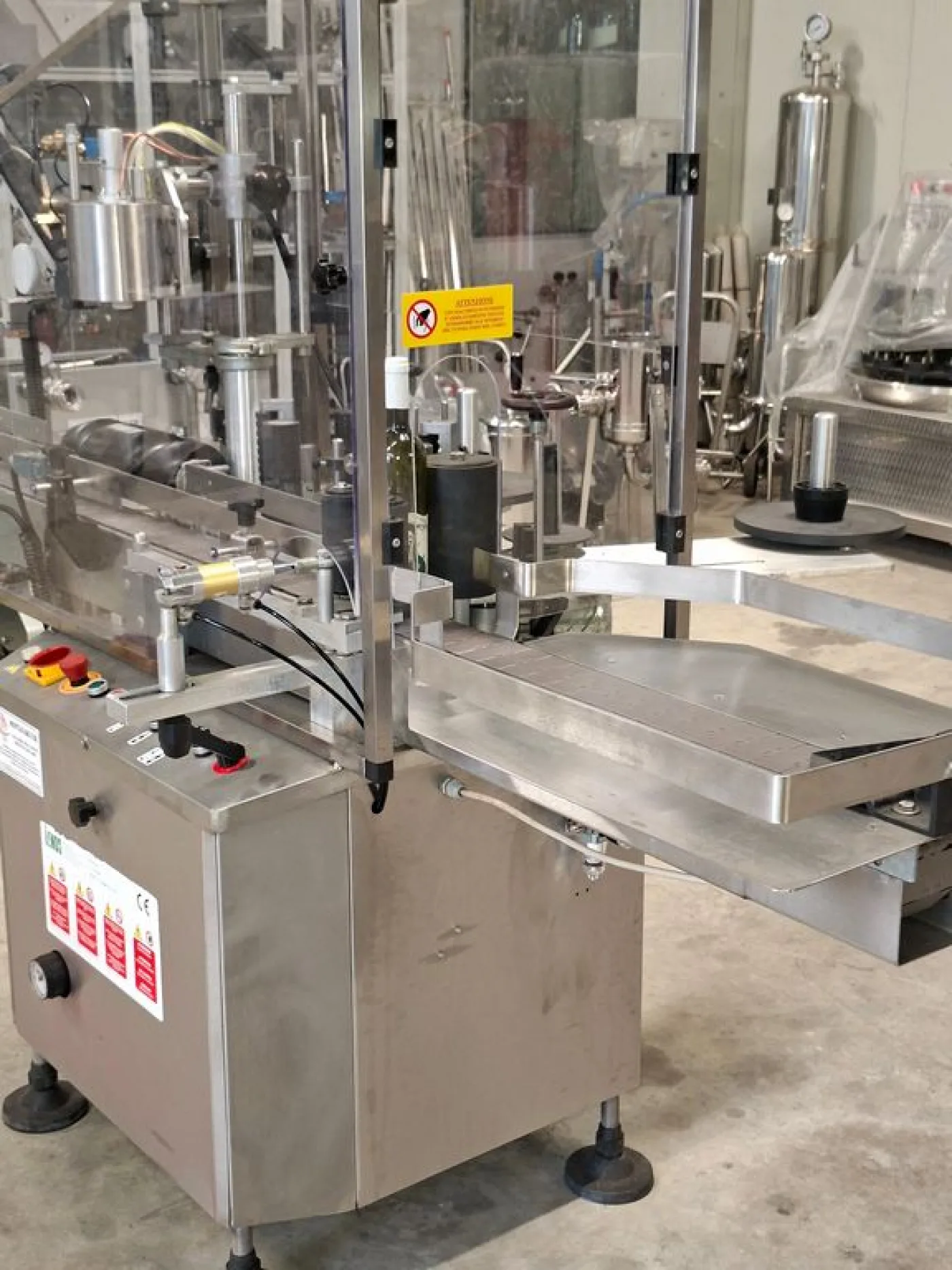 ENOS ADHESIVE LABELLING MACHINE, MODEL PIÙ, WITH 2 STATIONS, SECOND HAND MACHINE - 7
