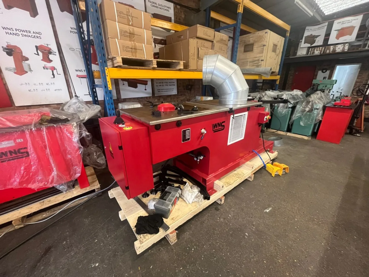 WNS Hydraulic Gorelocker/Elbow Ducting Machine 125mm – 1250mm Diameter Range - WNS - W. Neal Services Ltd - 3