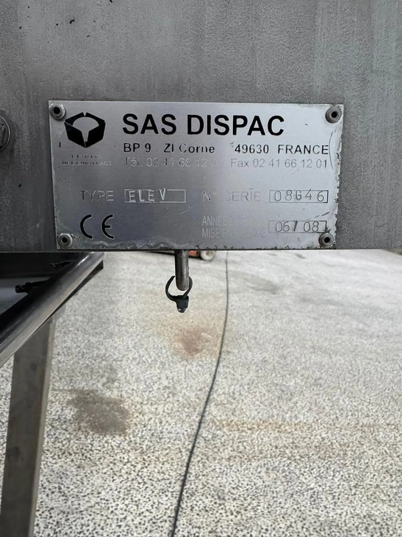 2008 SAS Dispac Opvoerband, Type Elev - 6