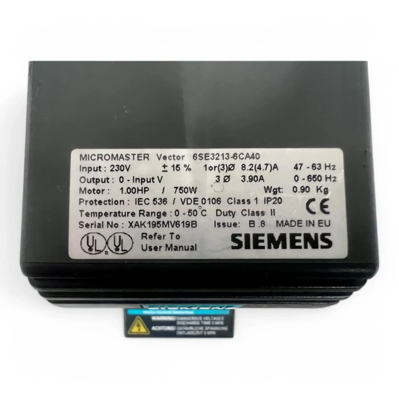 Siemens MICROMASTER Vector 6SE3213-6CA40 Frequenzumrichter - 3