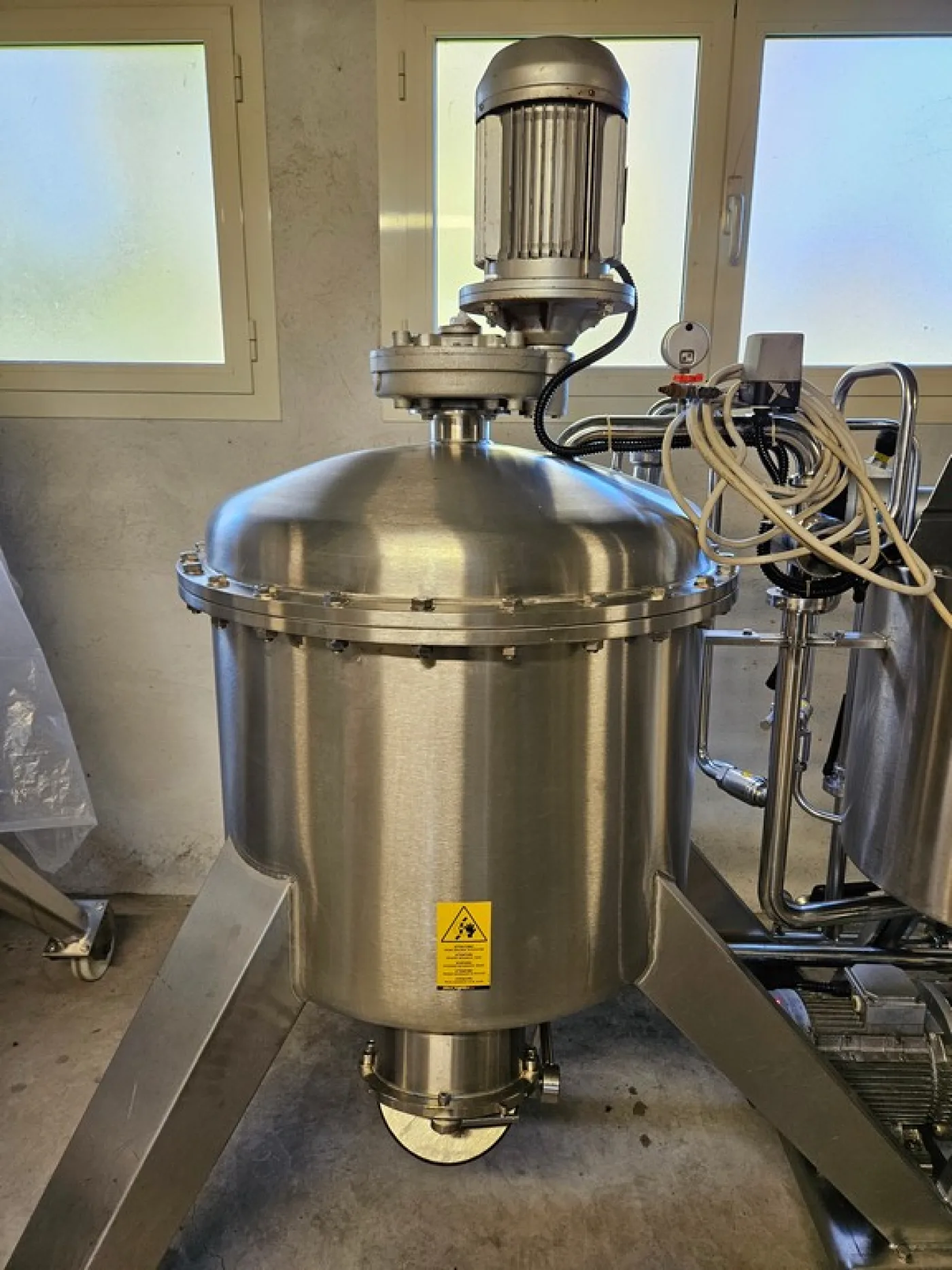 KIESELGUR FILTER DELLA TOFFOLA IN STAINLESS STEEL, 5Q FILTERING SURFACE, MOD. NF5, SECOND-HAND MACHINE - 7