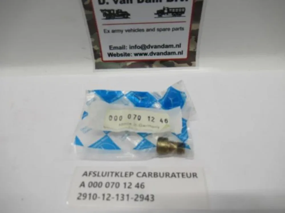 Afsluitklep carburateur