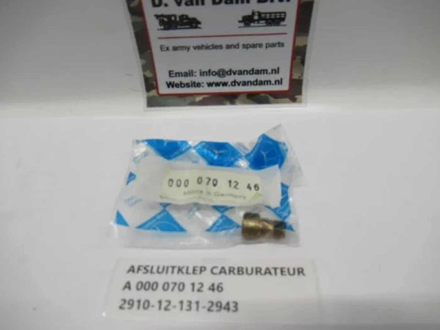 Afsluitklep carburateur - 1