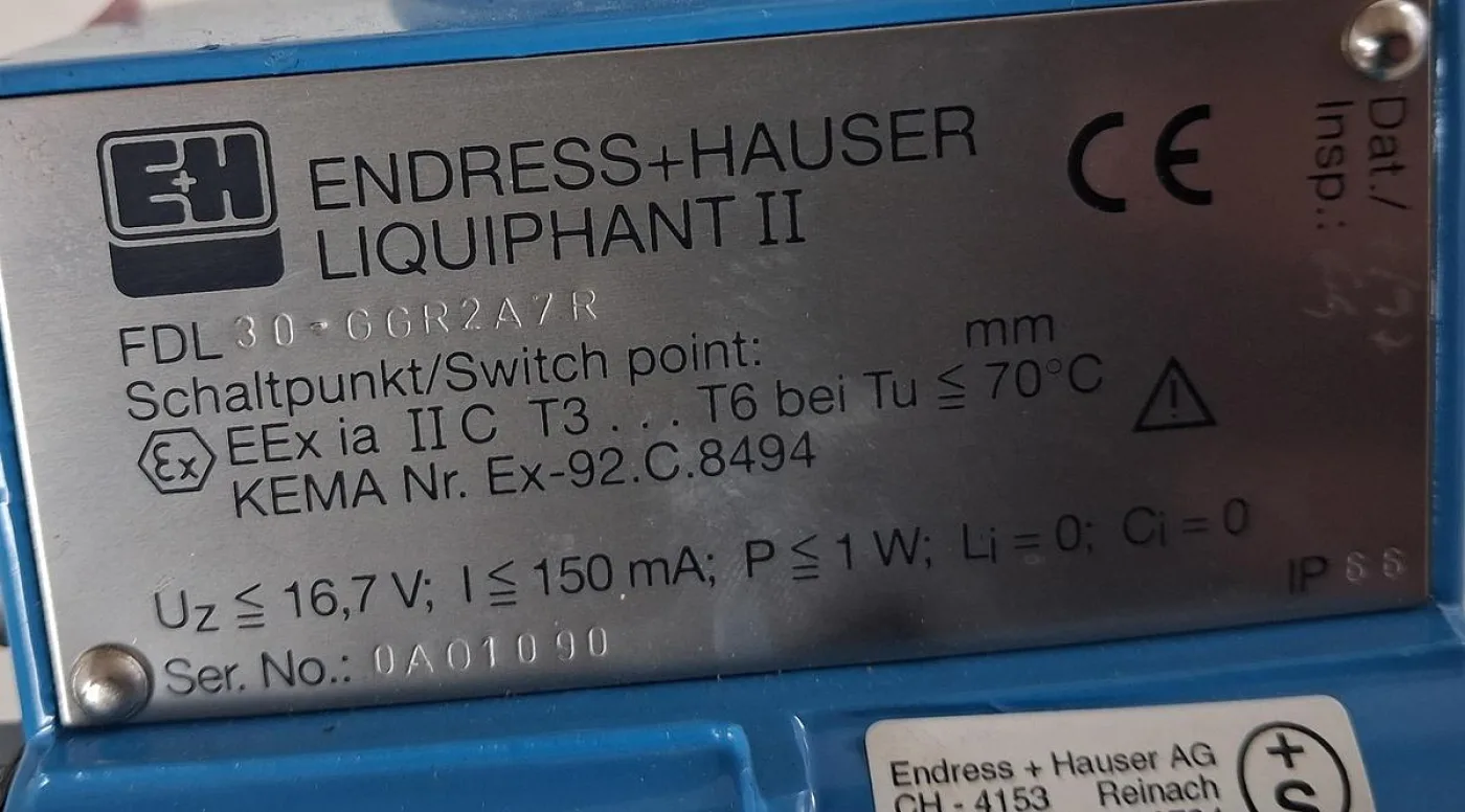 Endress+Hauser Liquiphant II FDL30-GCR2A7R Grenzstandschalter - 4