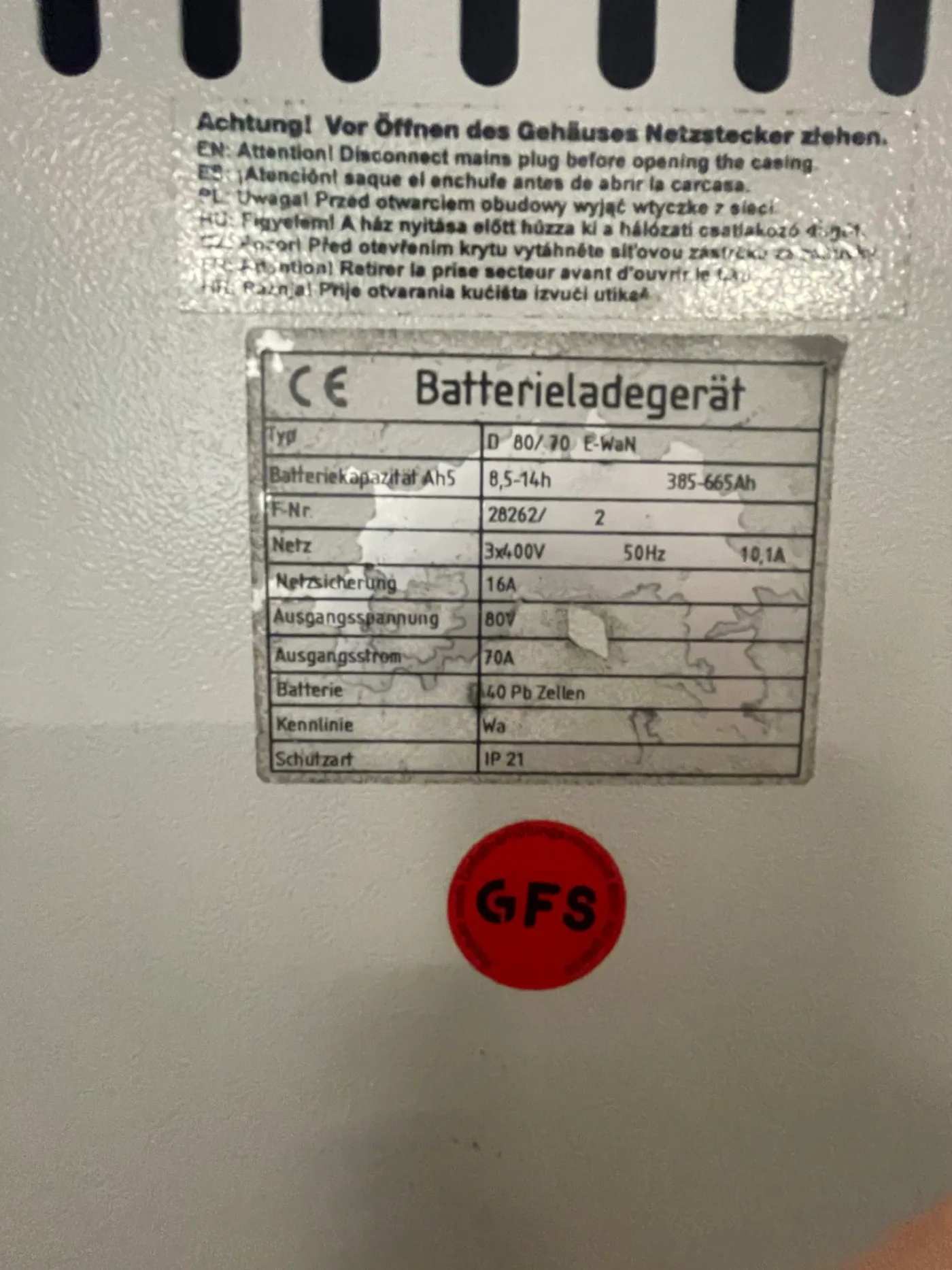 TriCom L D80/70 E-WaN Batterieladegerät - 3