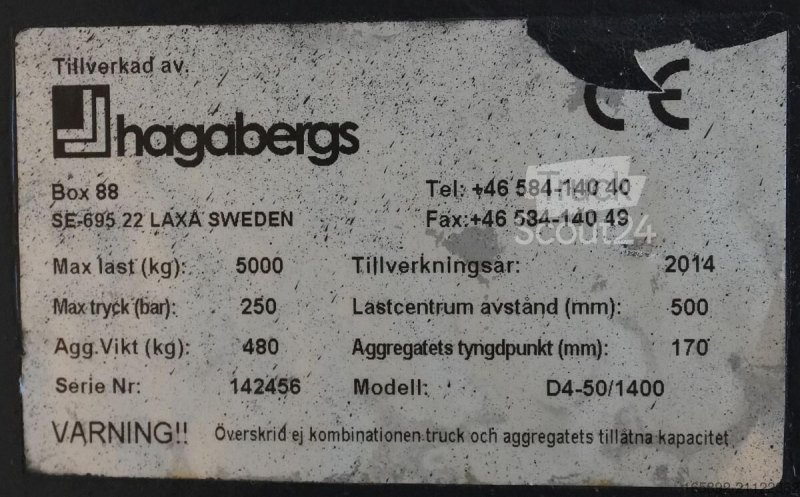 HAGABERGS IZVG D4-50/1400