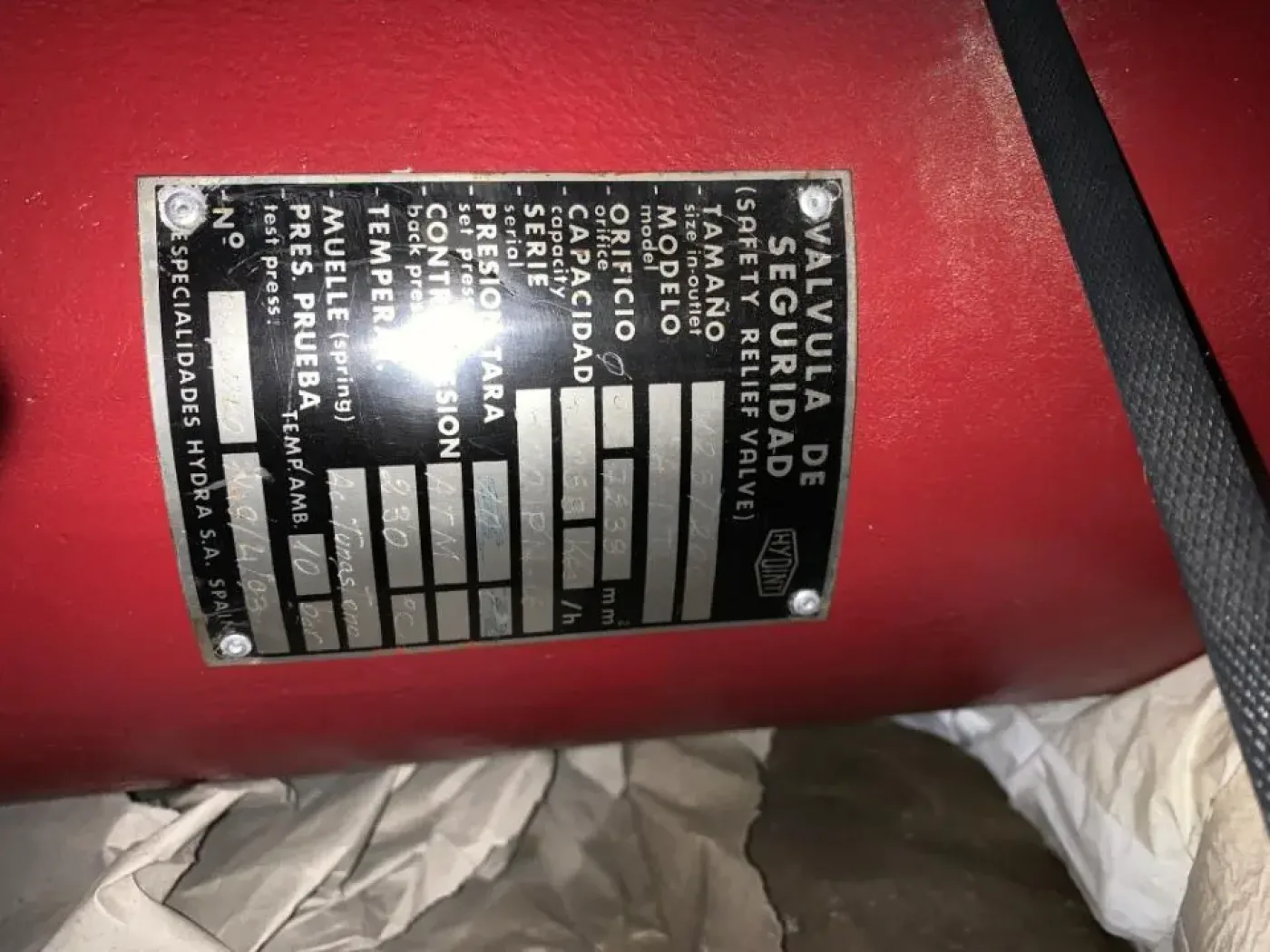 HYDRA AIT 10 BAR SAFETY VALVE UNUSED - 5