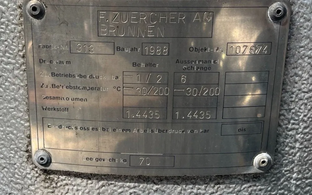 Zuercher coil condenser - Shell and tube heat exchanger