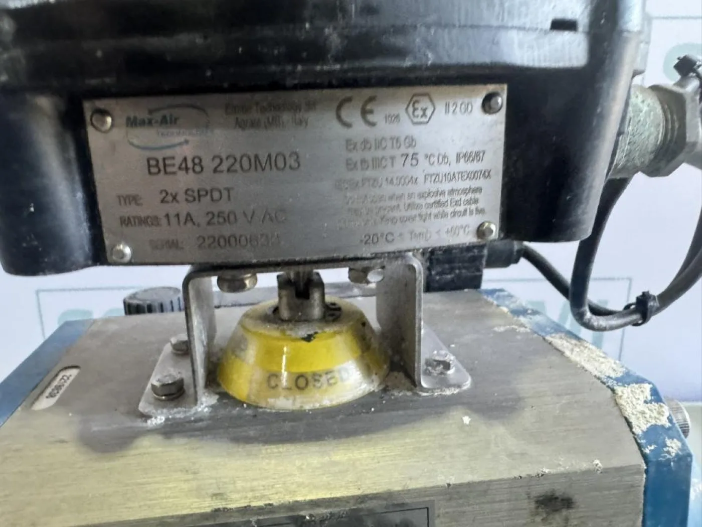 2021 EVAC / Max.-Air Technology Luftbereift Ball Valve Assembly with Actuator - 5