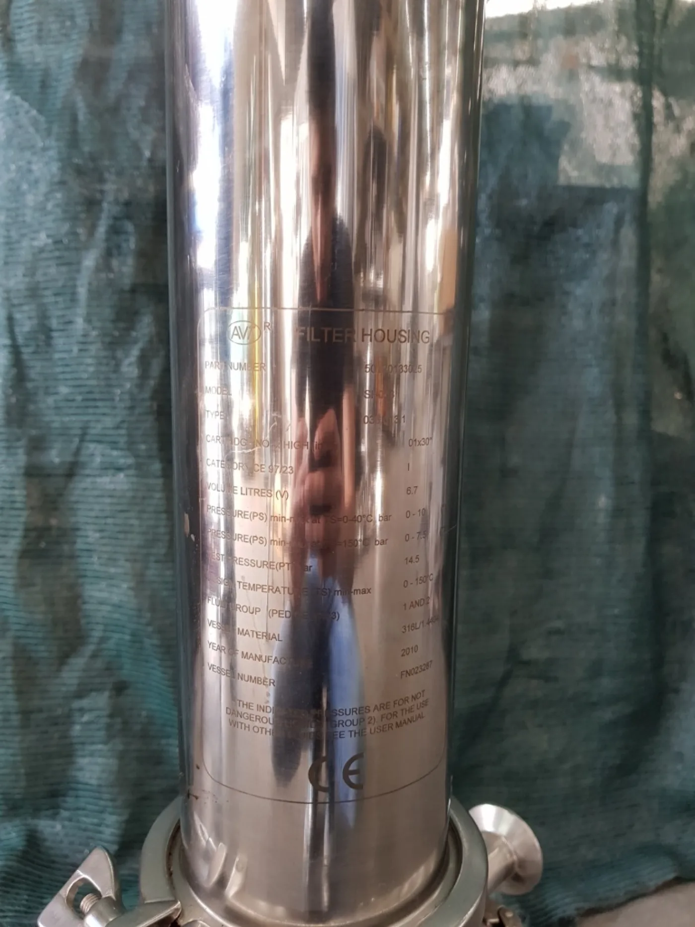 HOUSING FILTER – MILLIPORE – MOD. SH013-036-013-1 - 4