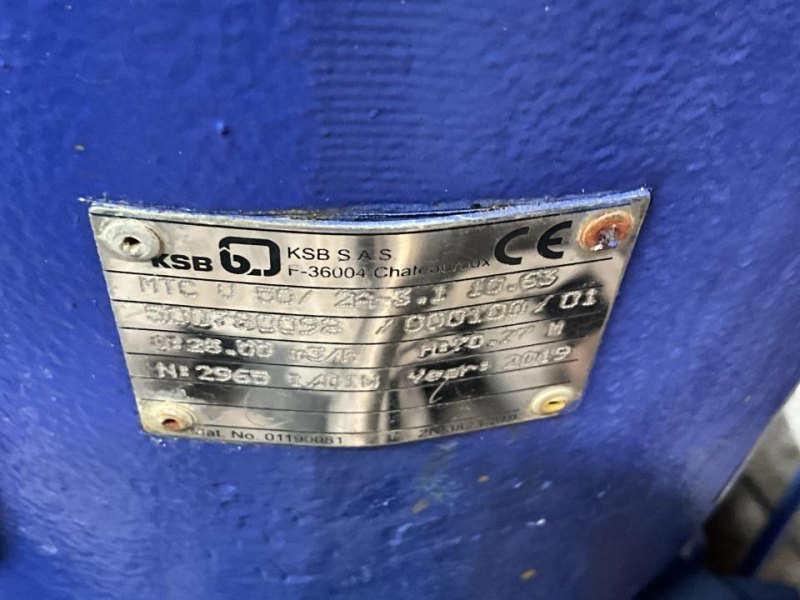 2019 KSB KSB MTC V50/2A-3.1 10.63 Vertical Multistage Centrifugal Ring-Section Pump