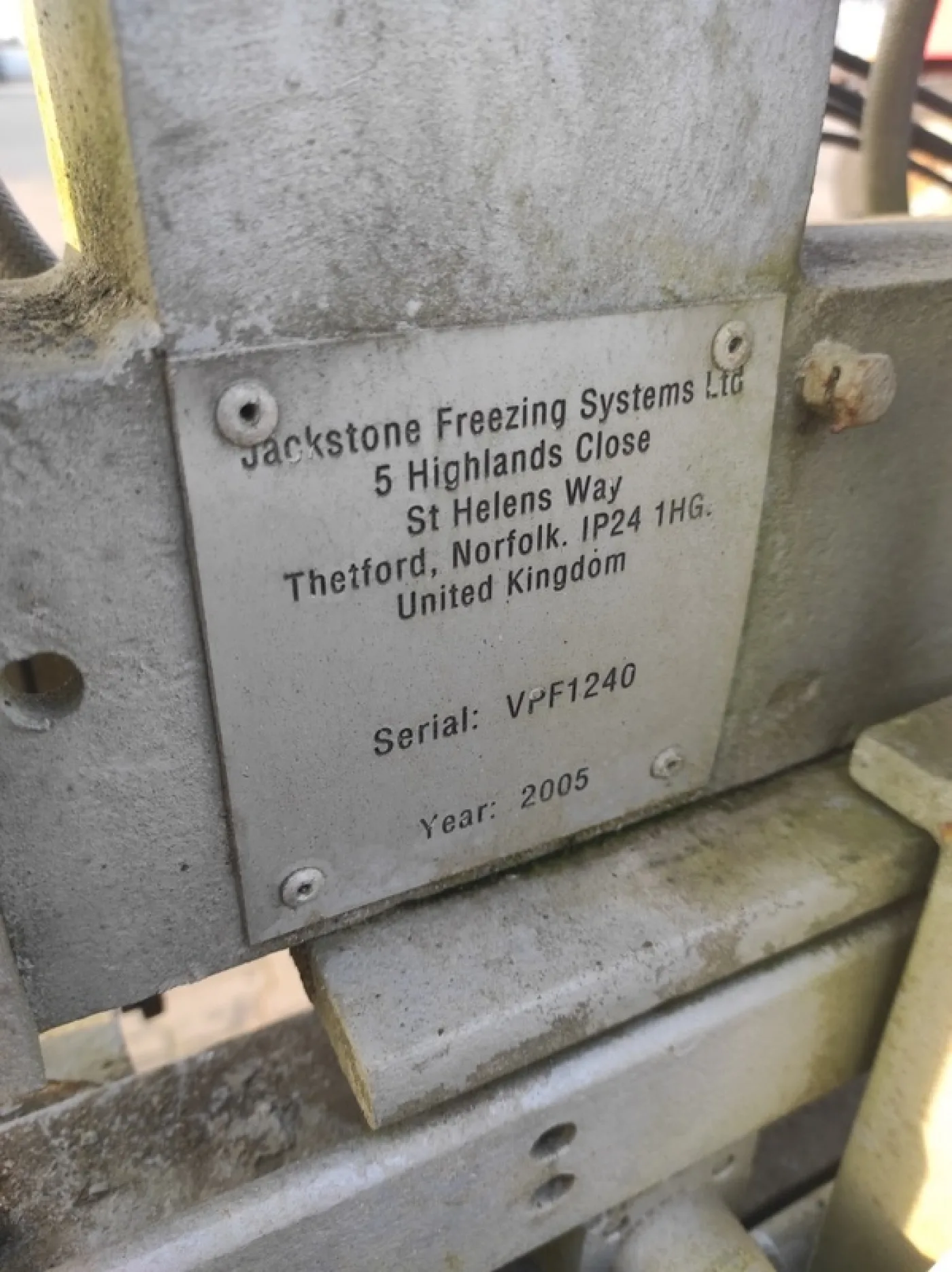 Jackstone Froster Vertical Plate Freezer - 4