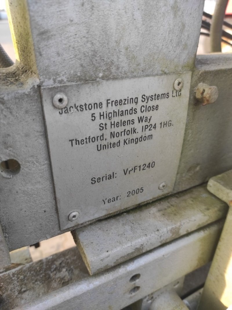 Jackstone Froster Vertical Plate Freezer