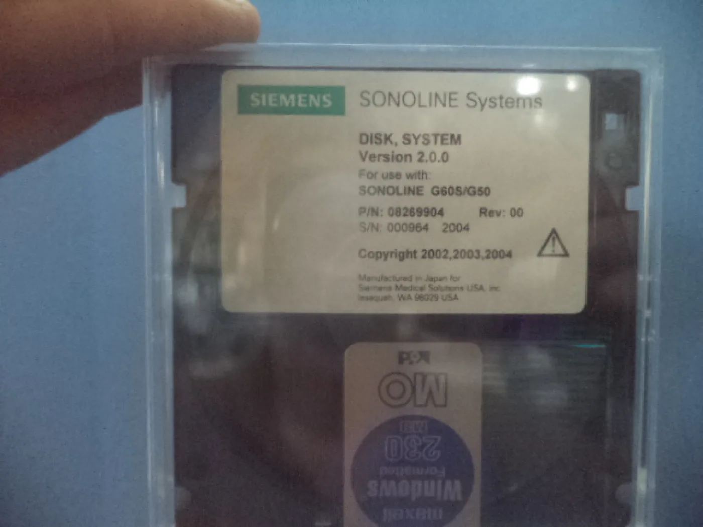DICOM Mod. Worklist Key Mo Disk (Gebraucht, sehr gut) - 2