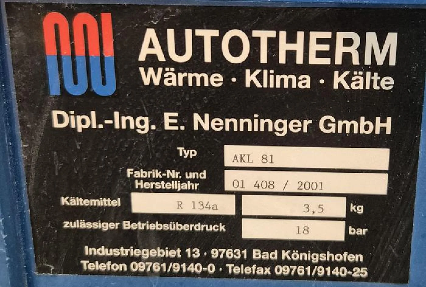 Autotherm Temperiergerät AKL 81 - 5