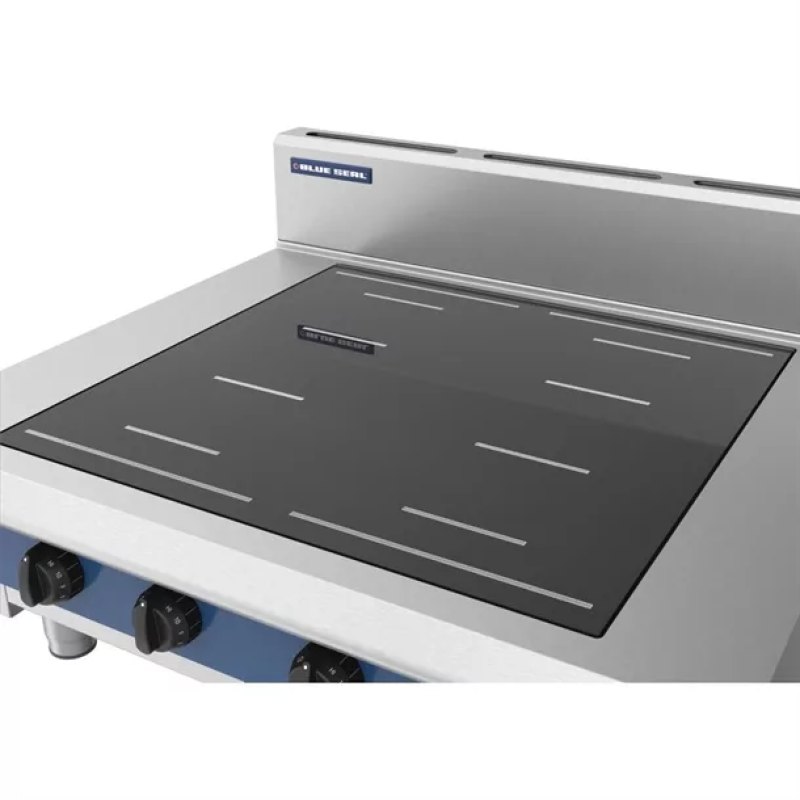 Blue Seal 4 Zone Countertop Full Area Induction Hob 20kW IN514F-B - islandcatering