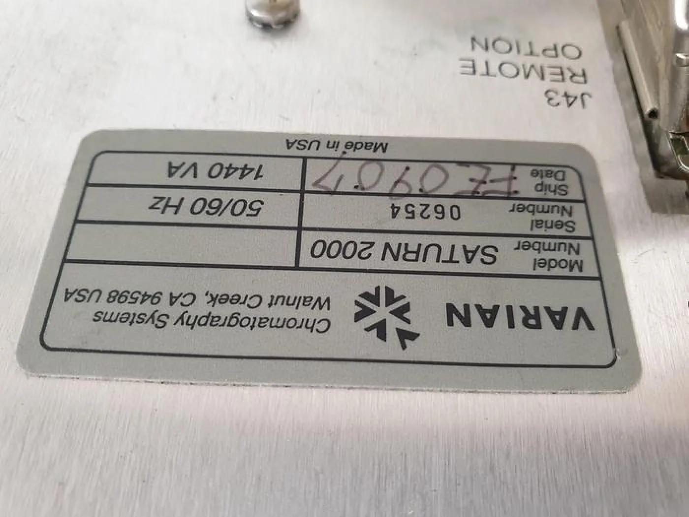 Varian 2100T / 3900 / CP8400 Gas Chromatography - 8