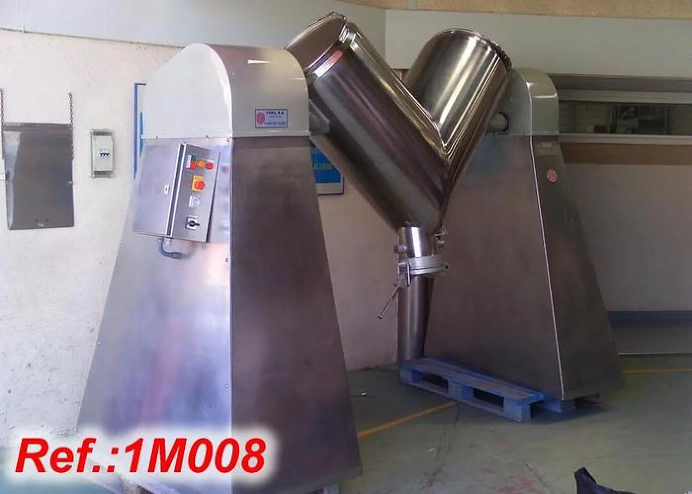 MEZCLADOR EN V "TURÚ" DE 400L APROX. - 1