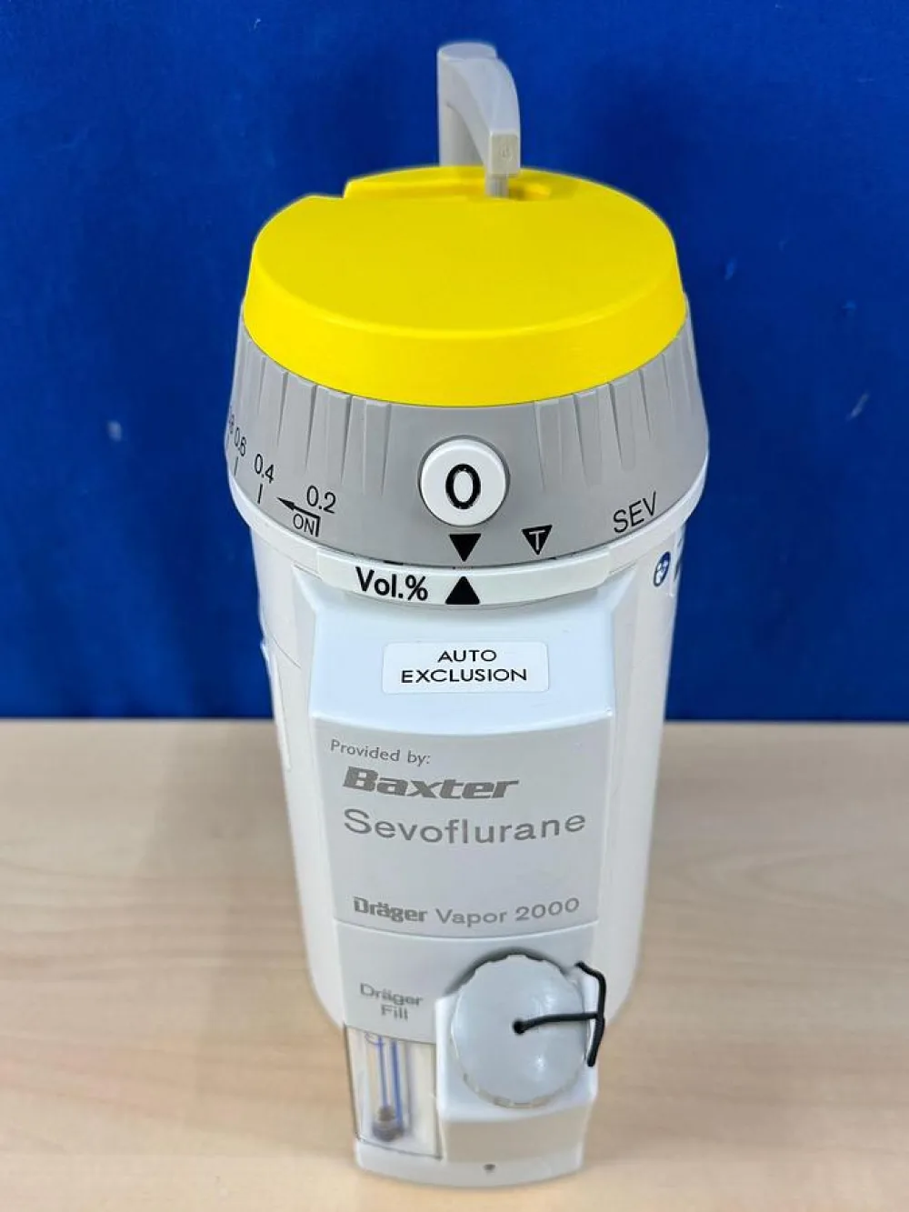 Dräger Vapor 2000 Sevoflurane YOM: 2014 REF: M35054-27